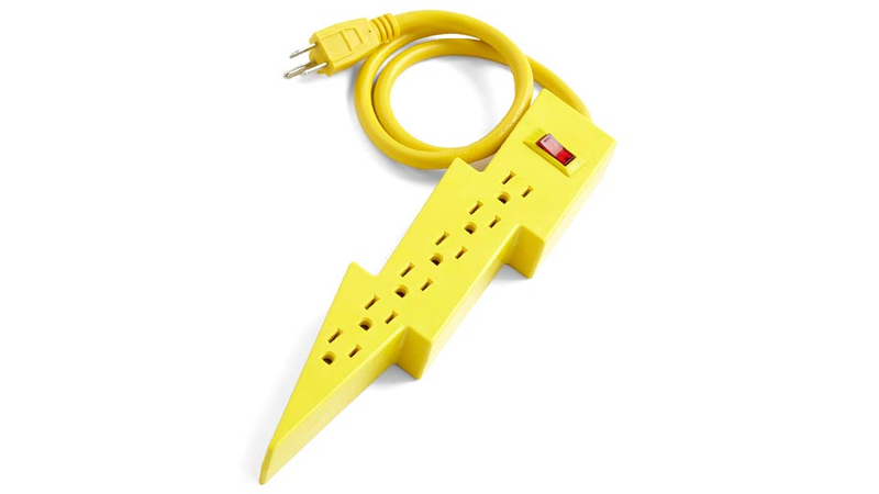 Illustration for article titled Lightning Bolt Power Strip Reminds You To Play It Safe
